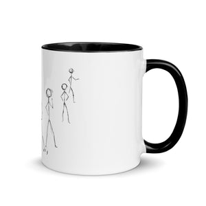 Becoming this moment - Mug with Color Inside