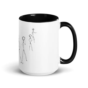 Becoming this moment - Mug with Color Inside