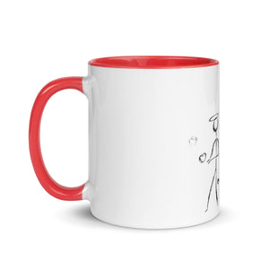 Becoming this moment - Mug with Color Inside