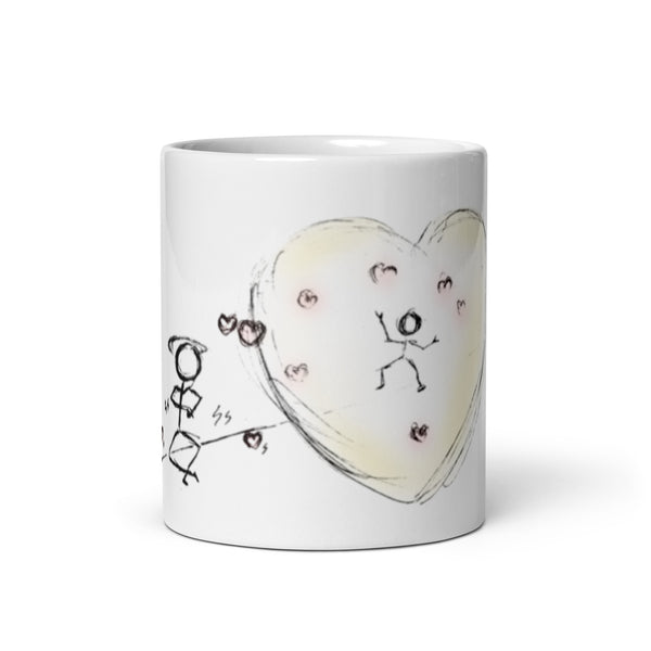 Today will feel good - White glossy mug