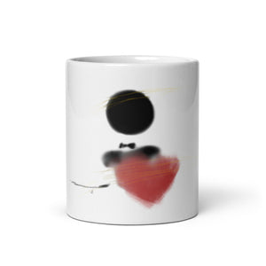 Waiter - White glossy mug