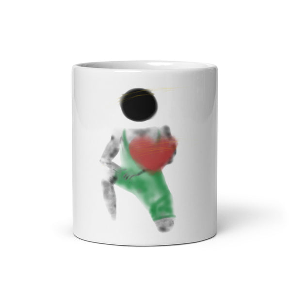 Surrendering to God's purpose - White glossy mug