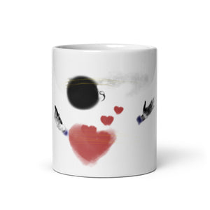 Powerful words - White glossy mug