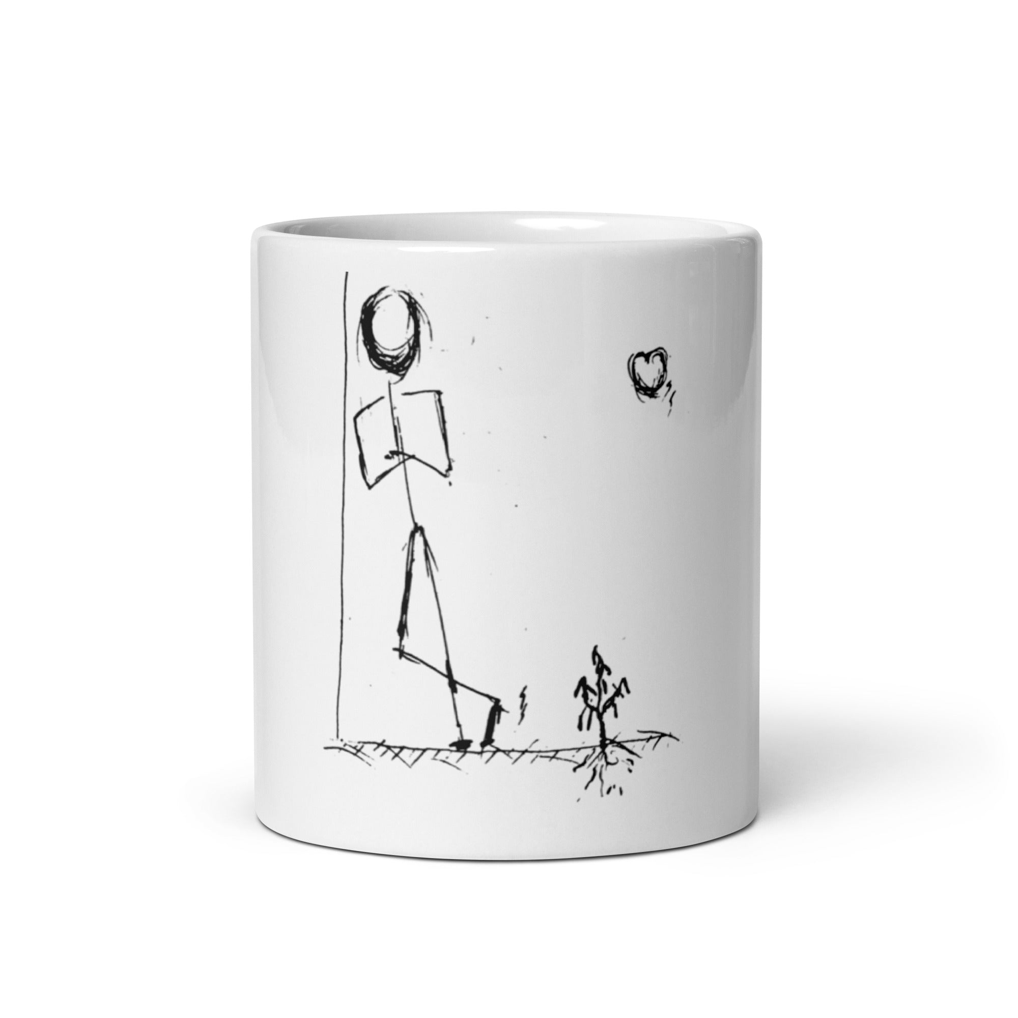 No one owes you a thing - White glossy mug