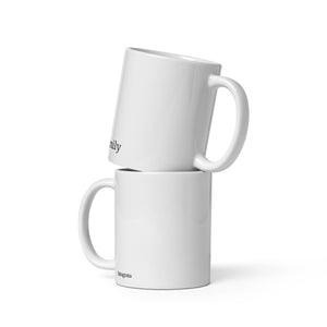 Love my family - White glossy mug