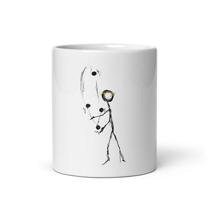 Juggling - White glossy mug