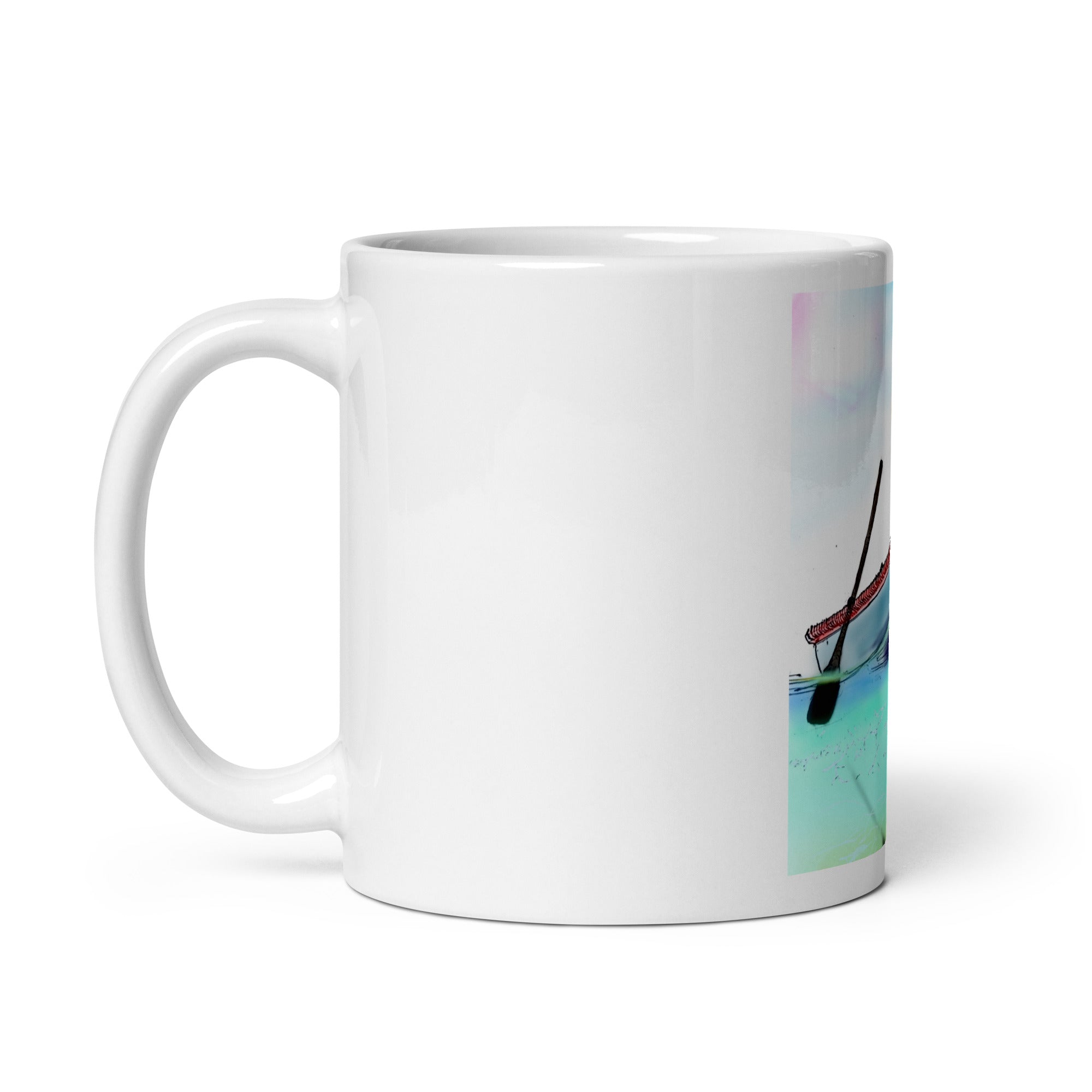 Letting perseverance finish its work - White glossy mug