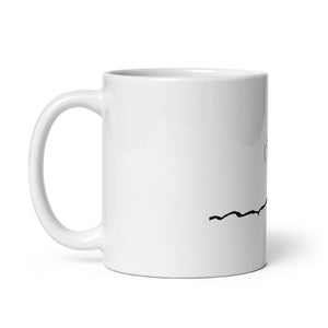 I'm grateful for... - White glossy mug