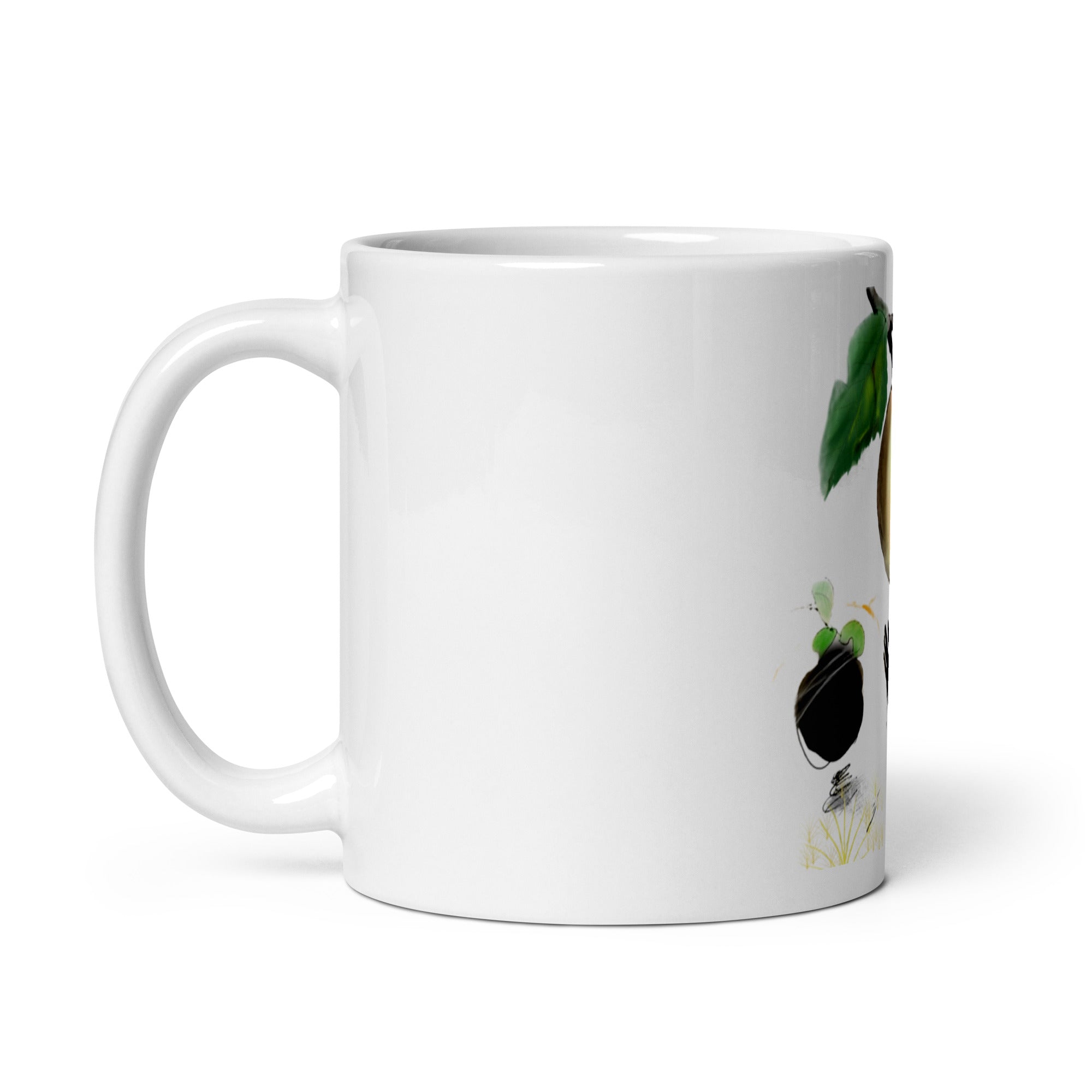 Forbidden Apple - White glossy mug