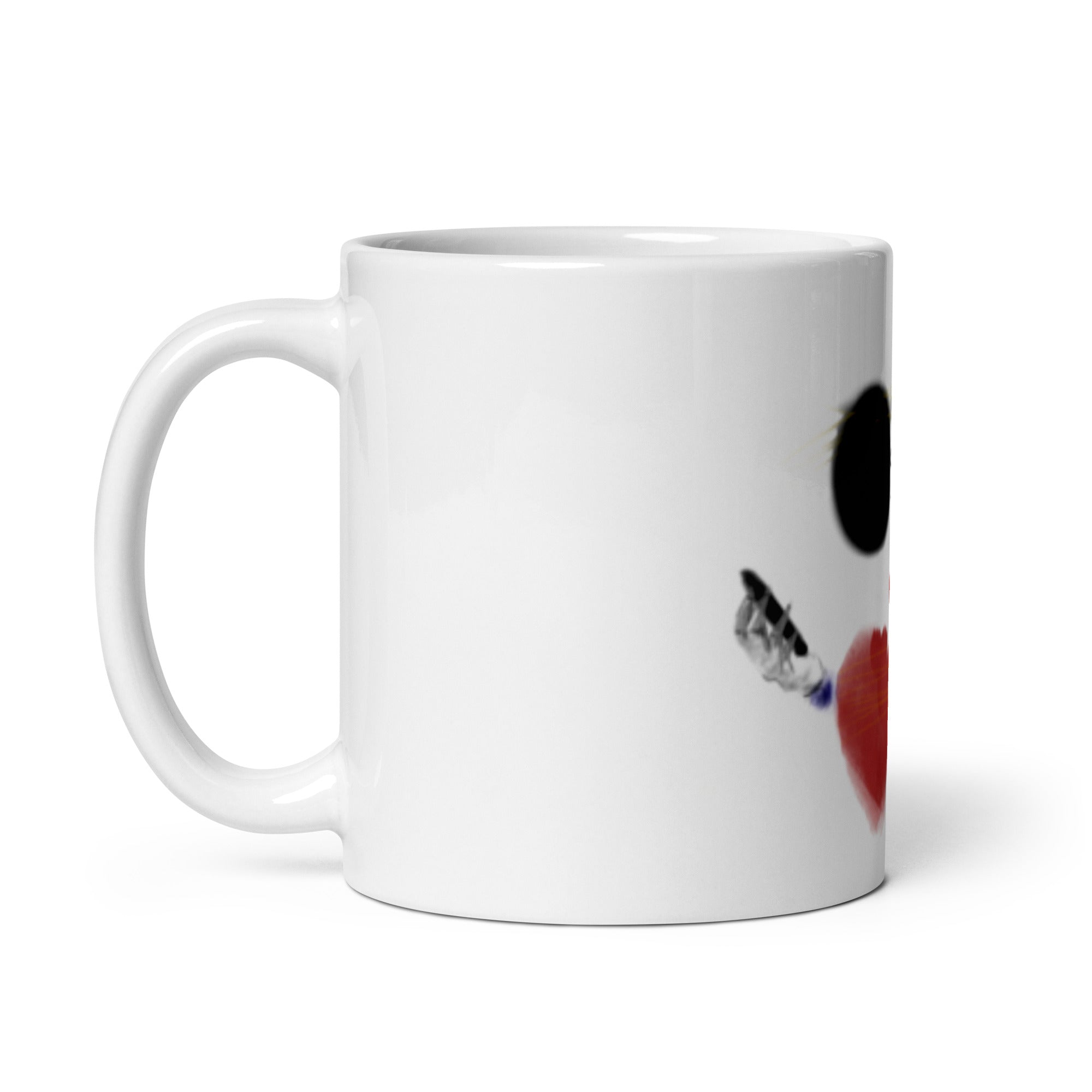 Powerful words - White glossy mug