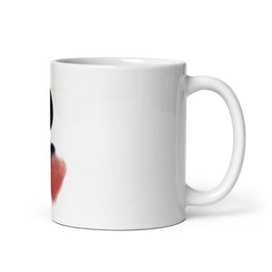 Waiter - White glossy mug