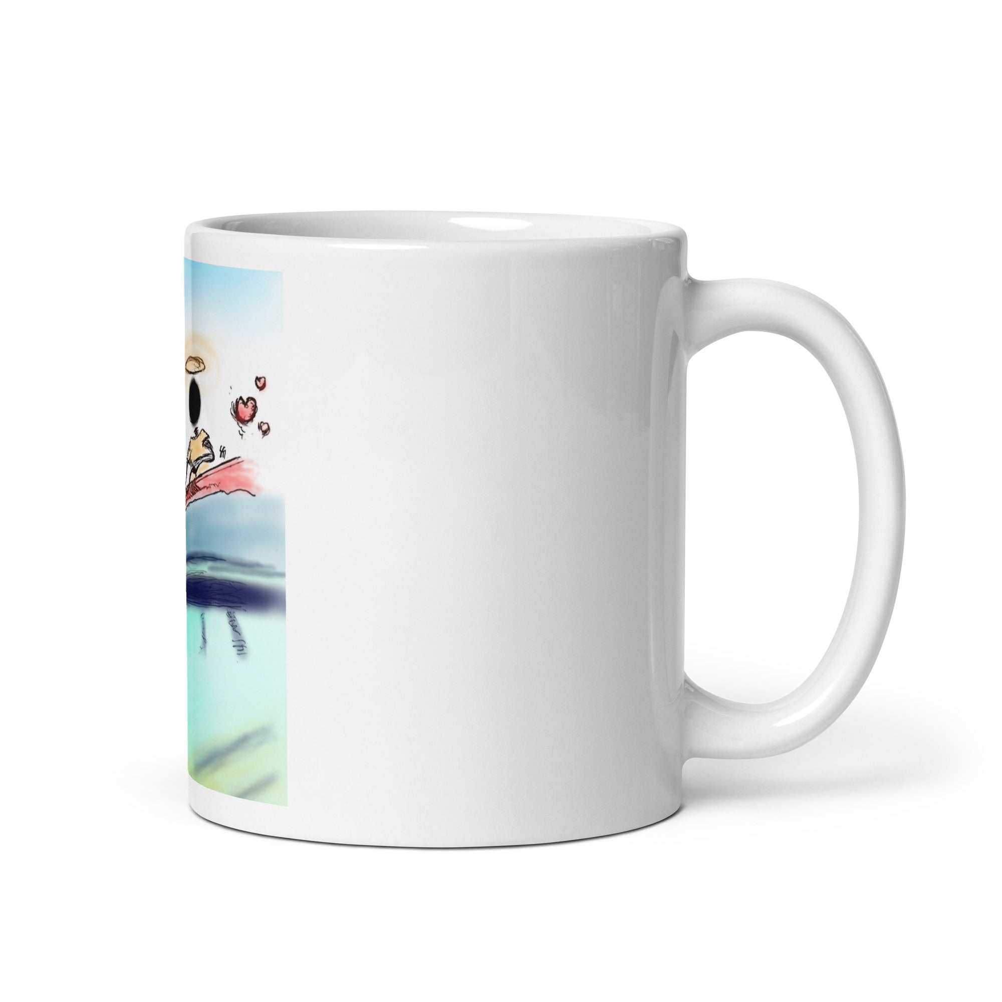 Letting perseverance finish its work - White glossy mug