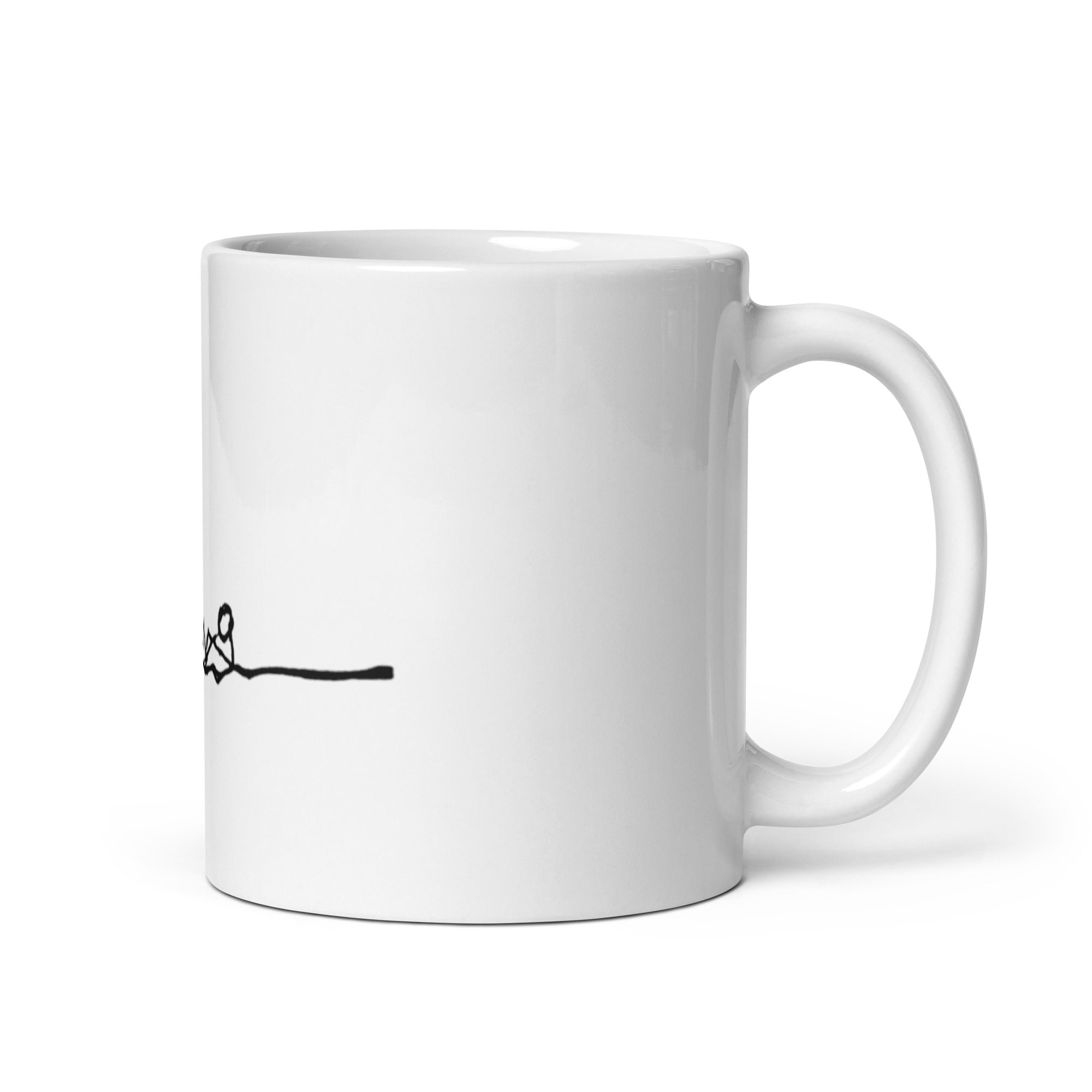 I'm grateful for... - White glossy mug