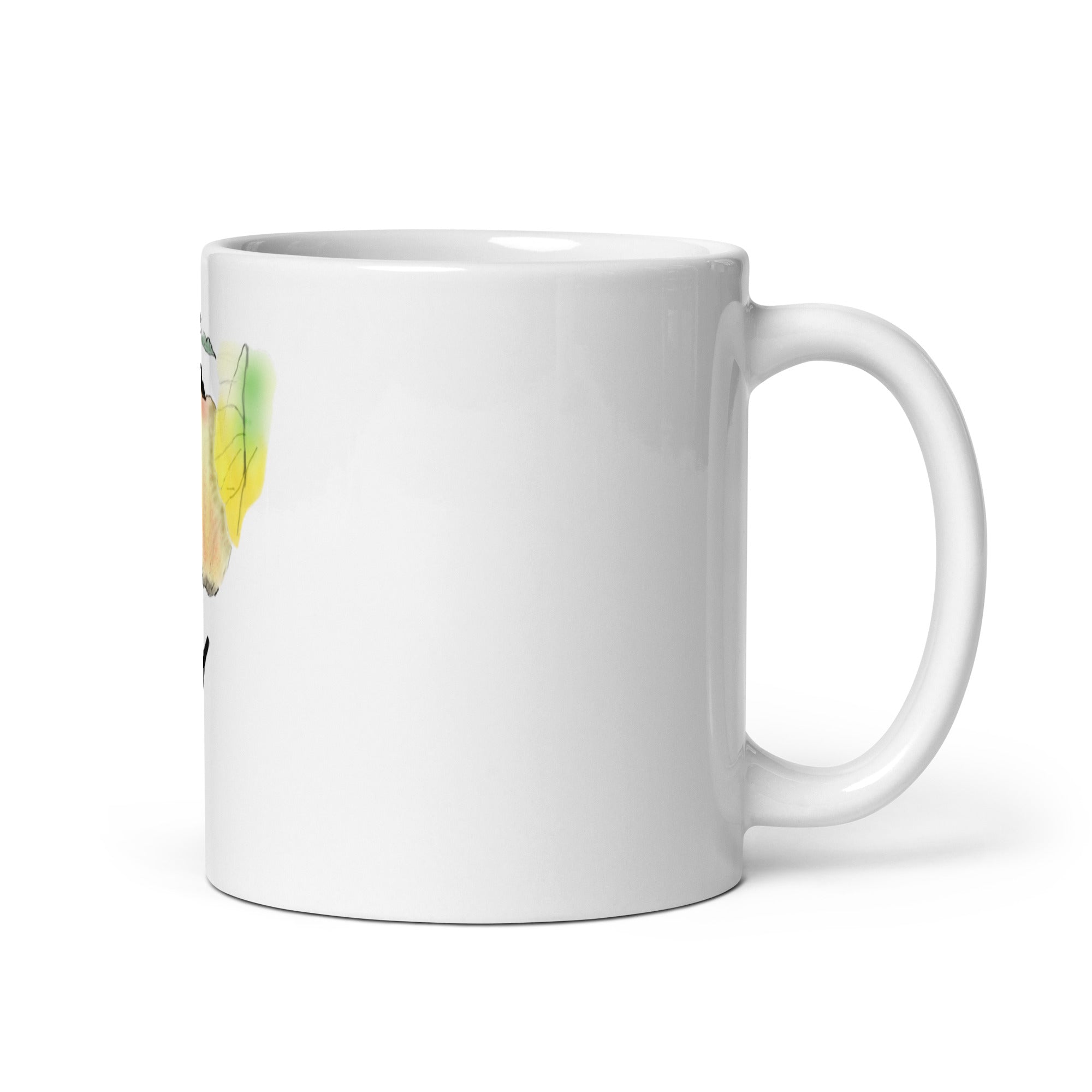 Forbidden Apple - White glossy mug