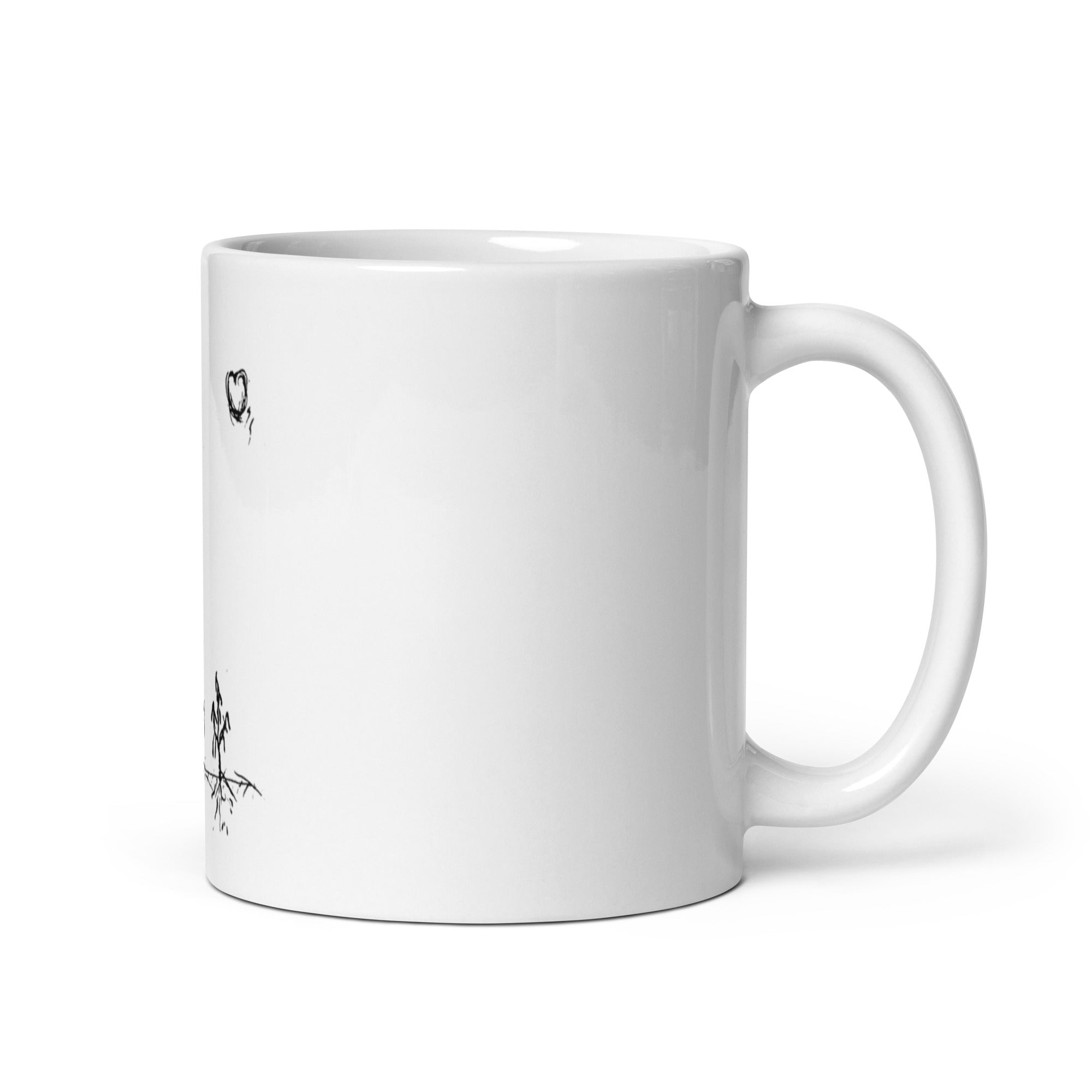 No one owes you a thing - White glossy mug