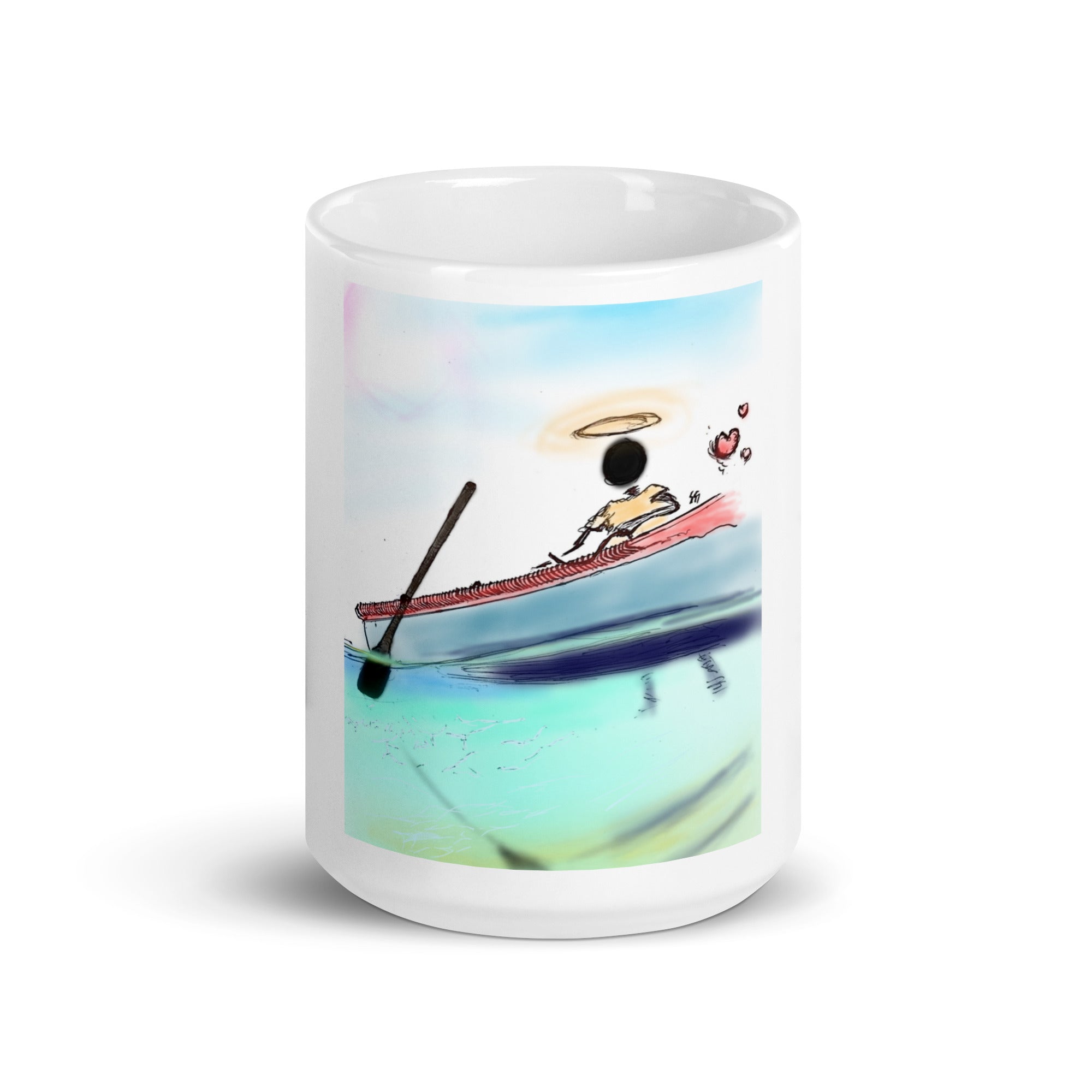 Letting perseverance finish its work - White glossy mug