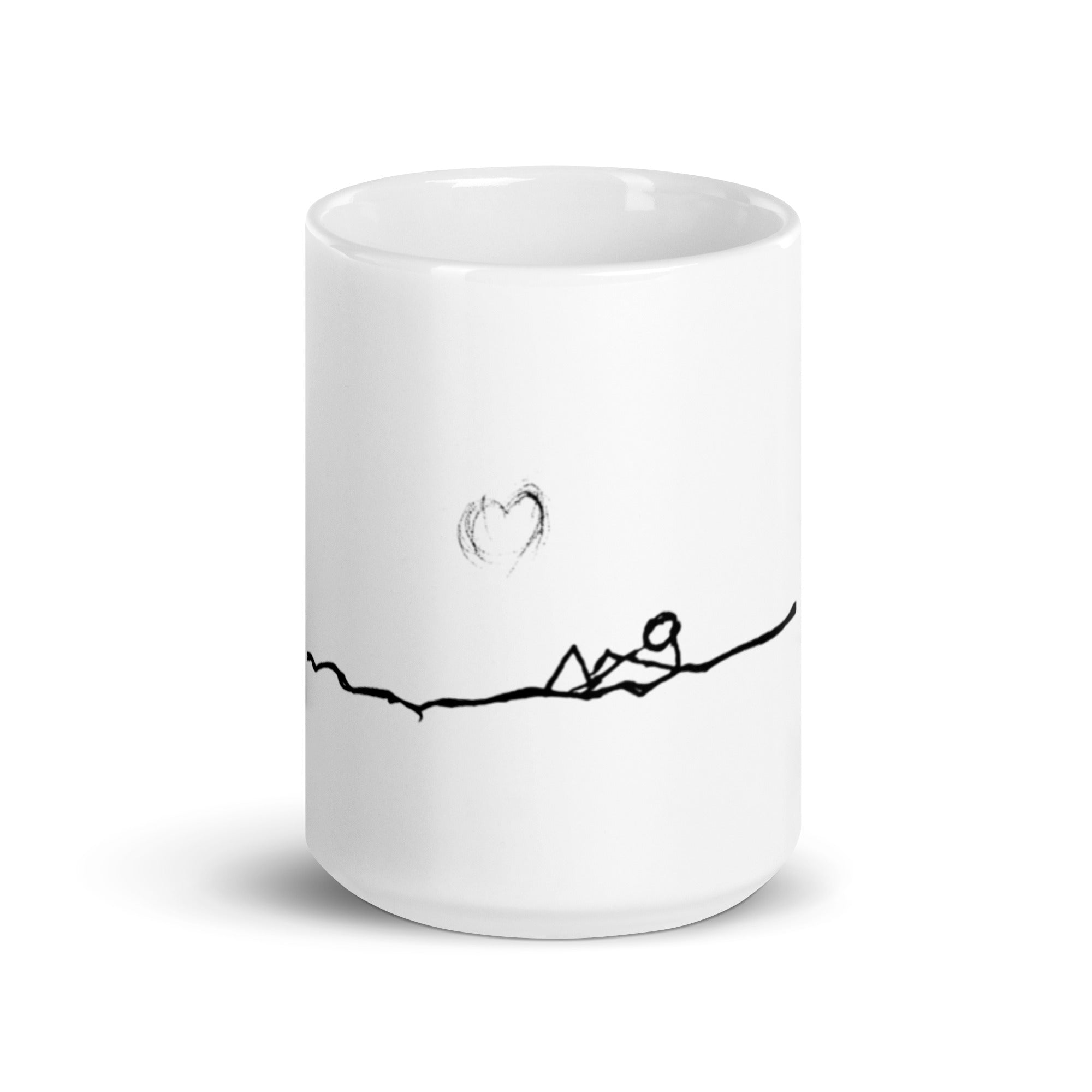 I'm grateful for... - White glossy mug