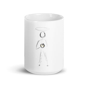 Inviting Vibrationally - White glossy mug