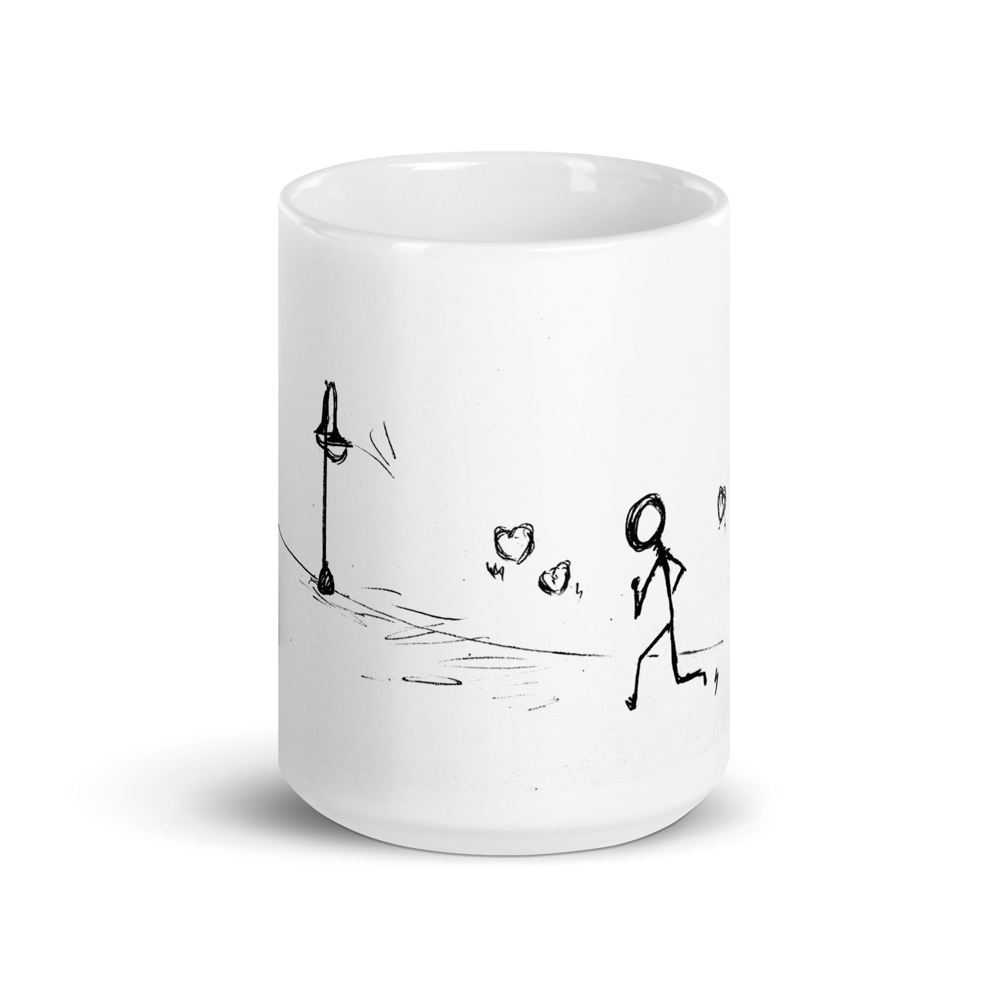 Thankful always - White glossy mug