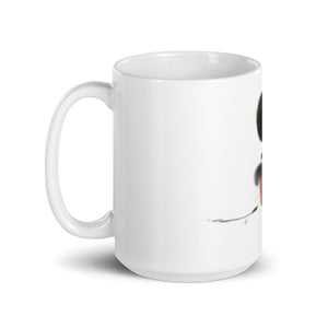 Waiter - White glossy mug