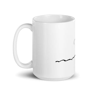 I'm grateful for... - White glossy mug