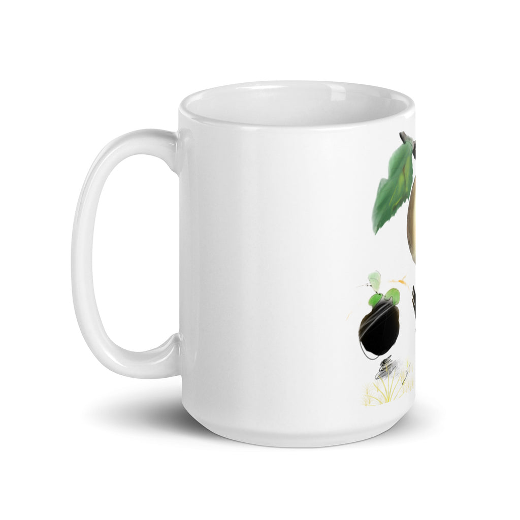 Forbidden Apple - White glossy mug