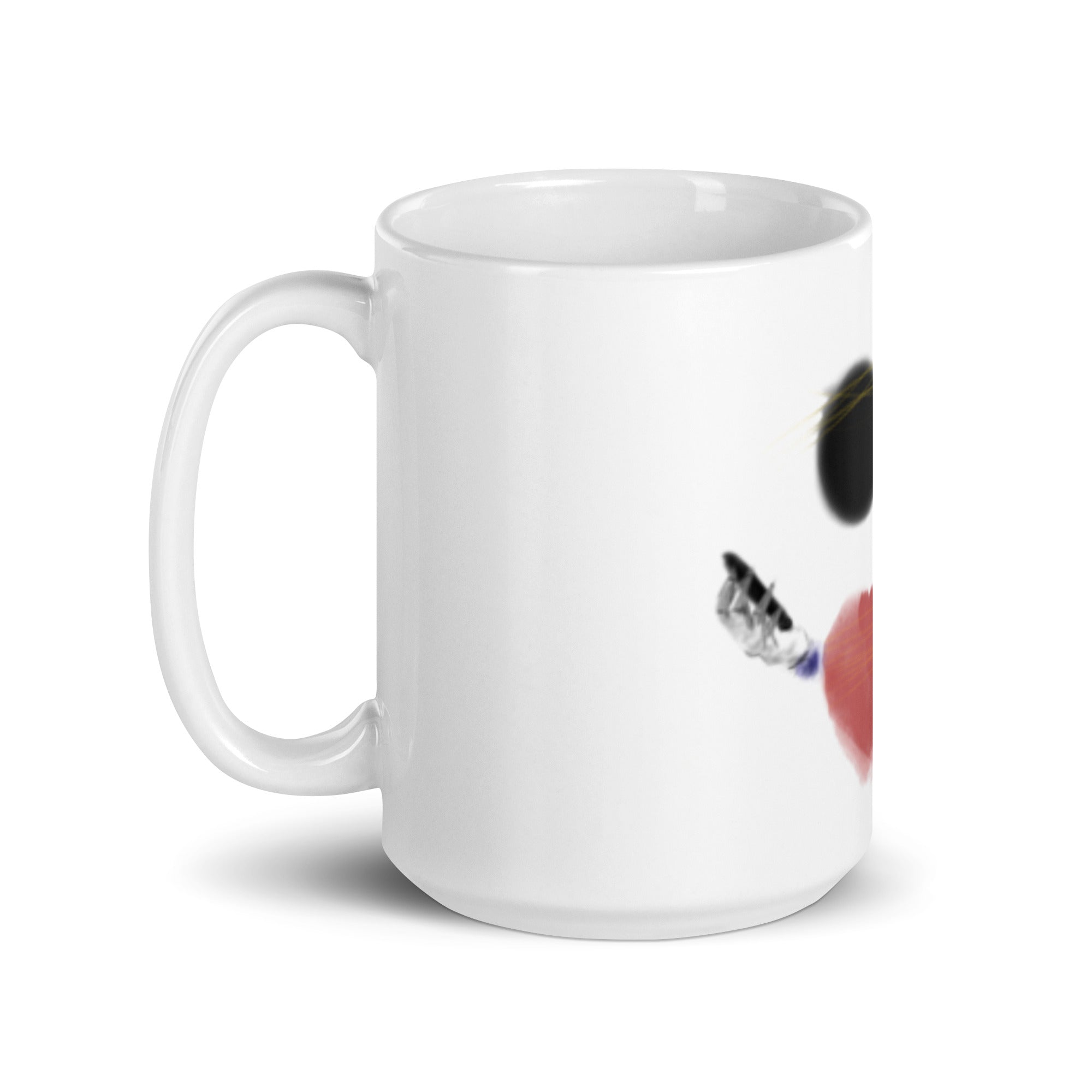 Powerful words - White glossy mug