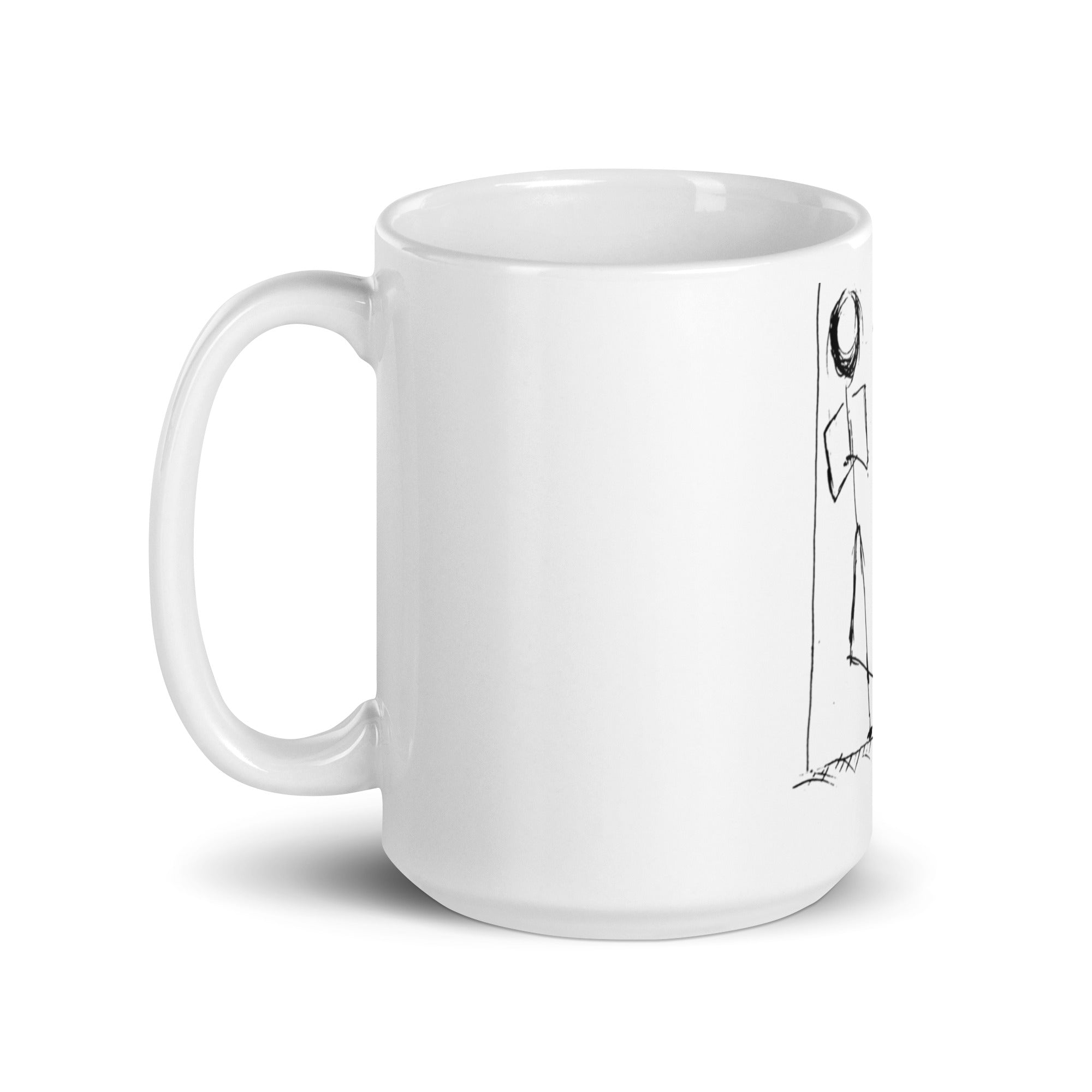 No one owes you a thing - White glossy mug