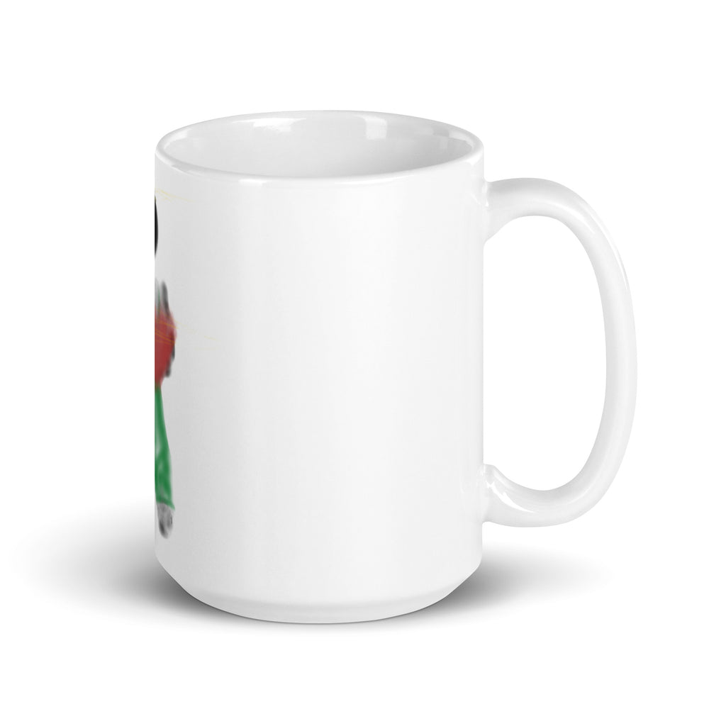 Surrendering to God's purpose - White glossy mug