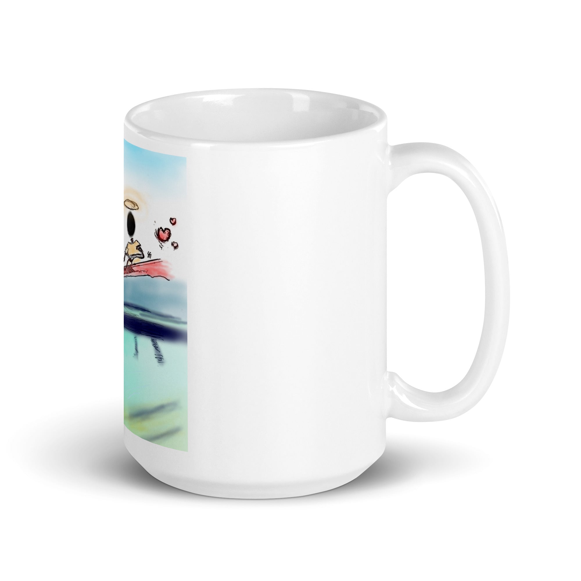 Letting perseverance finish its work - White glossy mug