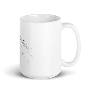 Born into contrast - White glossy mug