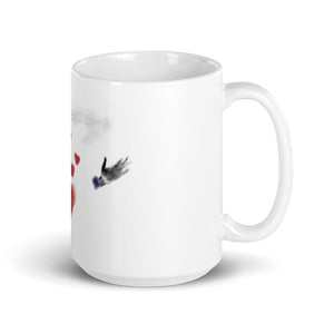 Powerful words - White glossy mug