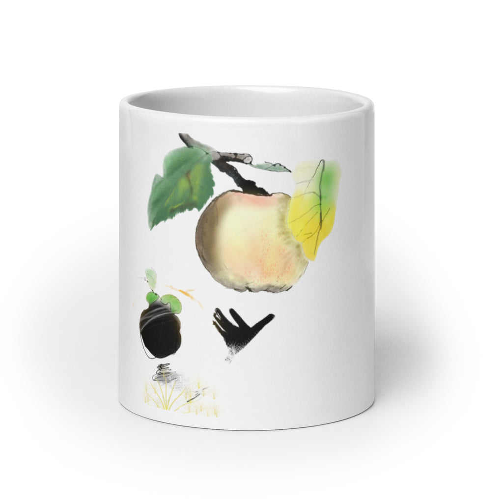 Forbidden Apple - White glossy mug