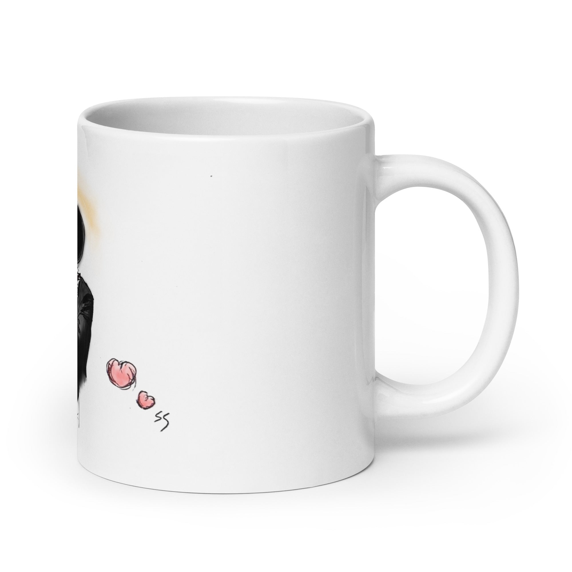 Resolving my struggles - White glossy mug