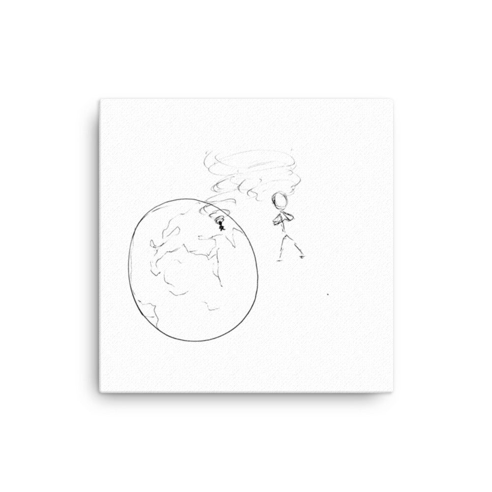 Born to create - Wall Canvas