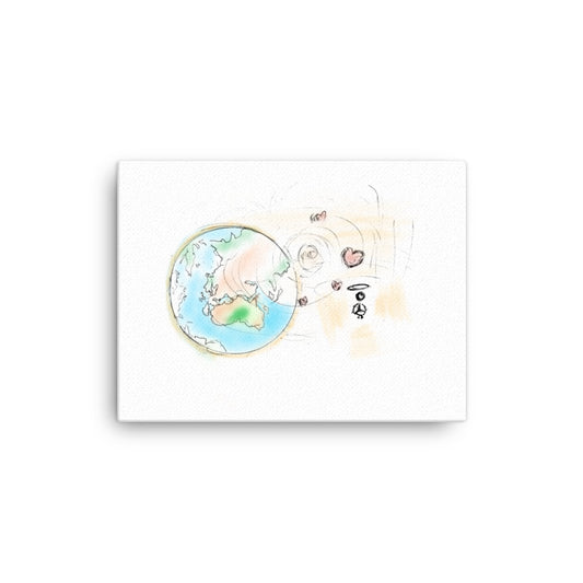 Emanate love - Wall Canvas