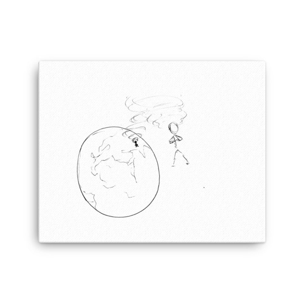 Born to create - Wall Canvas