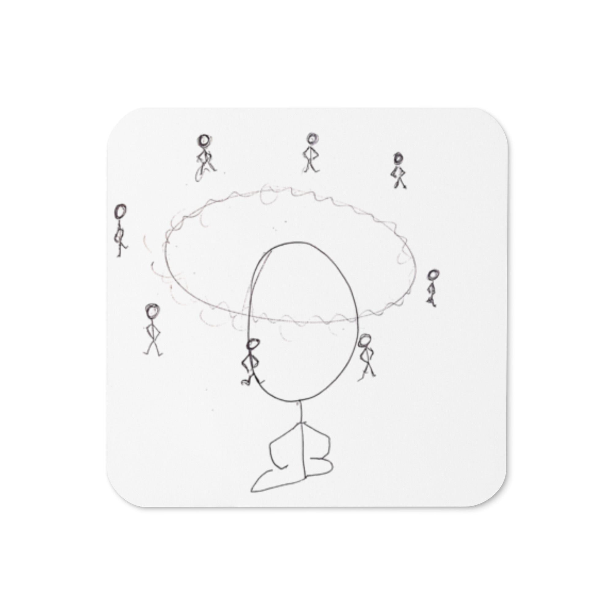 What is my mood today Cork-back coaster