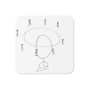 What is my mood today Cork-back coaster