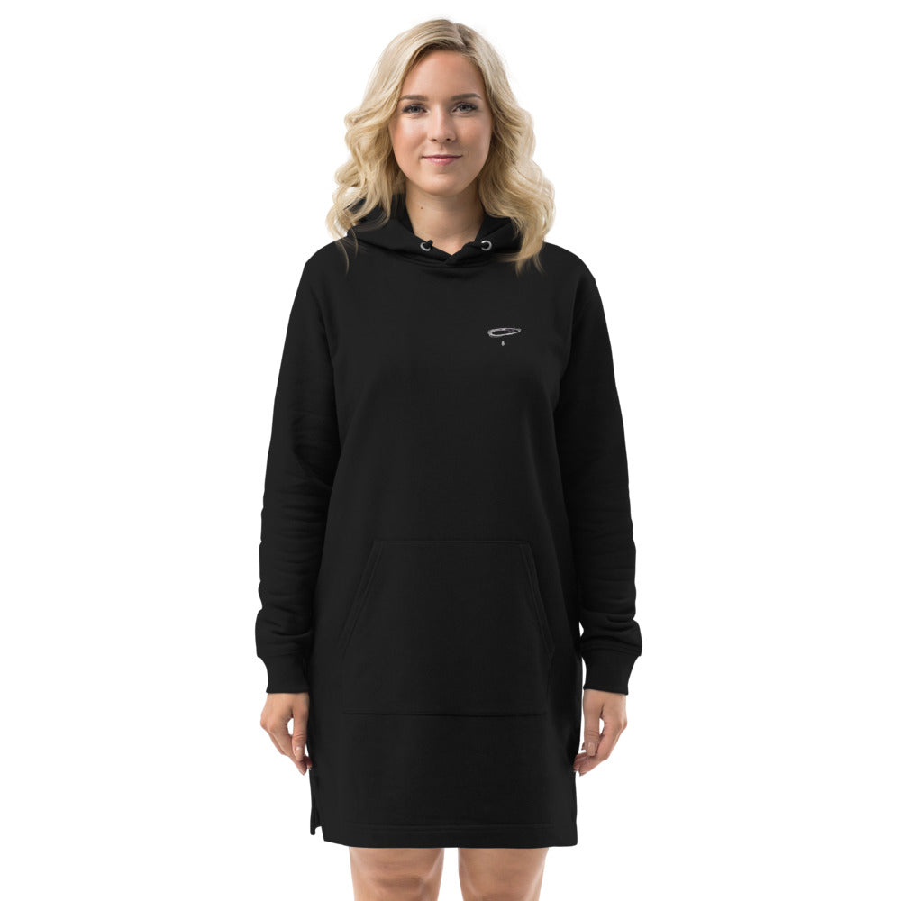 "I AM" Black Hoodie dress