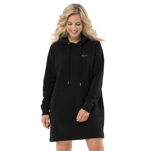 "I AM" Black Hoodie dress