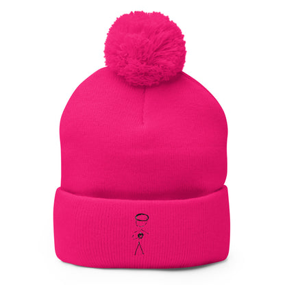 Inspirational LOVE ONLY Pom-Pom Beanie - Gratitude Gift