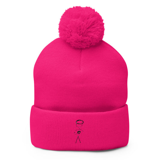 LOVE ONLY Pom-Pom Beanie