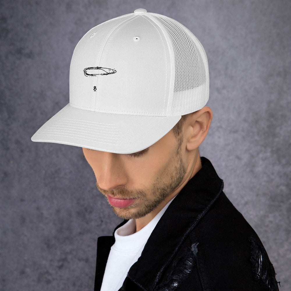 I AM SOURCE ENERGY White Trucker Cap