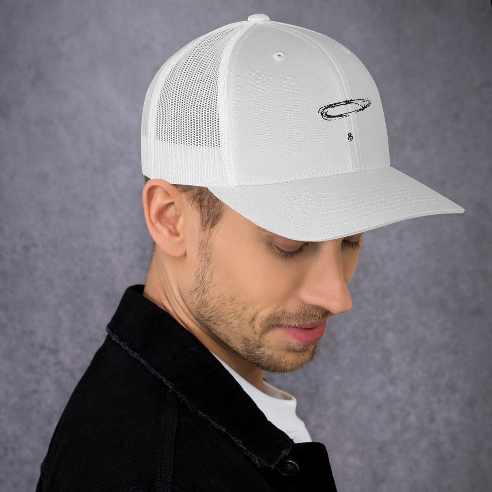 I AM SOURCE ENERGY White Trucker Cap