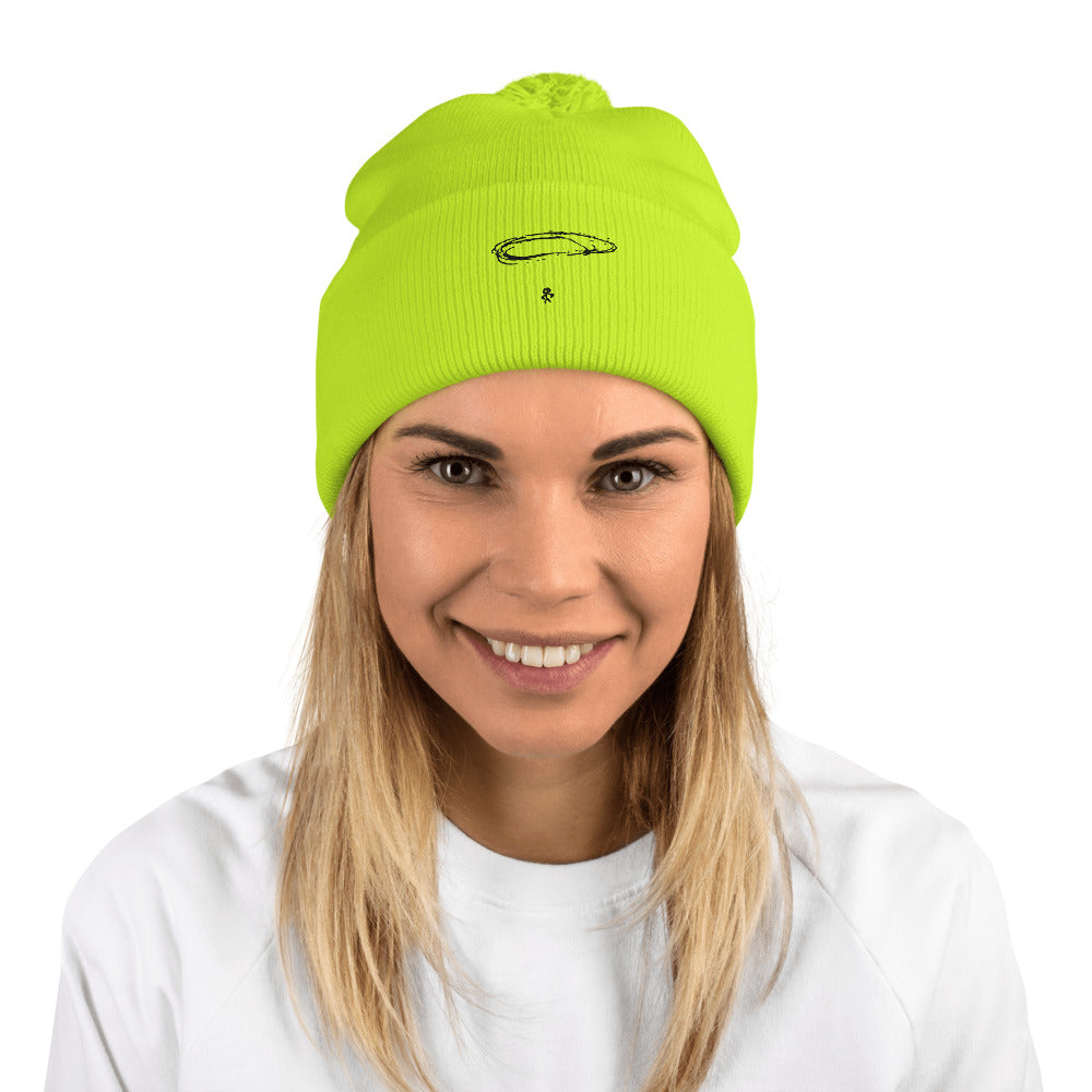 I AM SOURCE ENERGY Pom-Pom Beanie