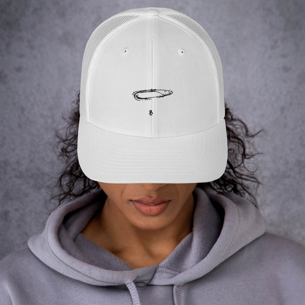 I AM SOURCE ENERGY White Trucker Cap