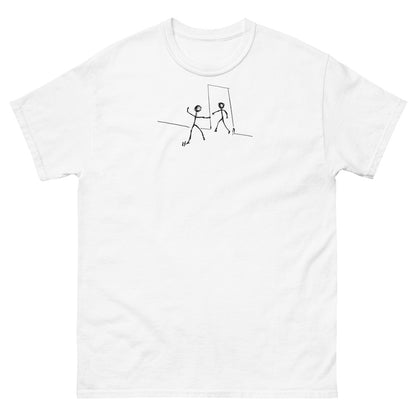 Positive Message HUG OUT Men's heavyweight tee
