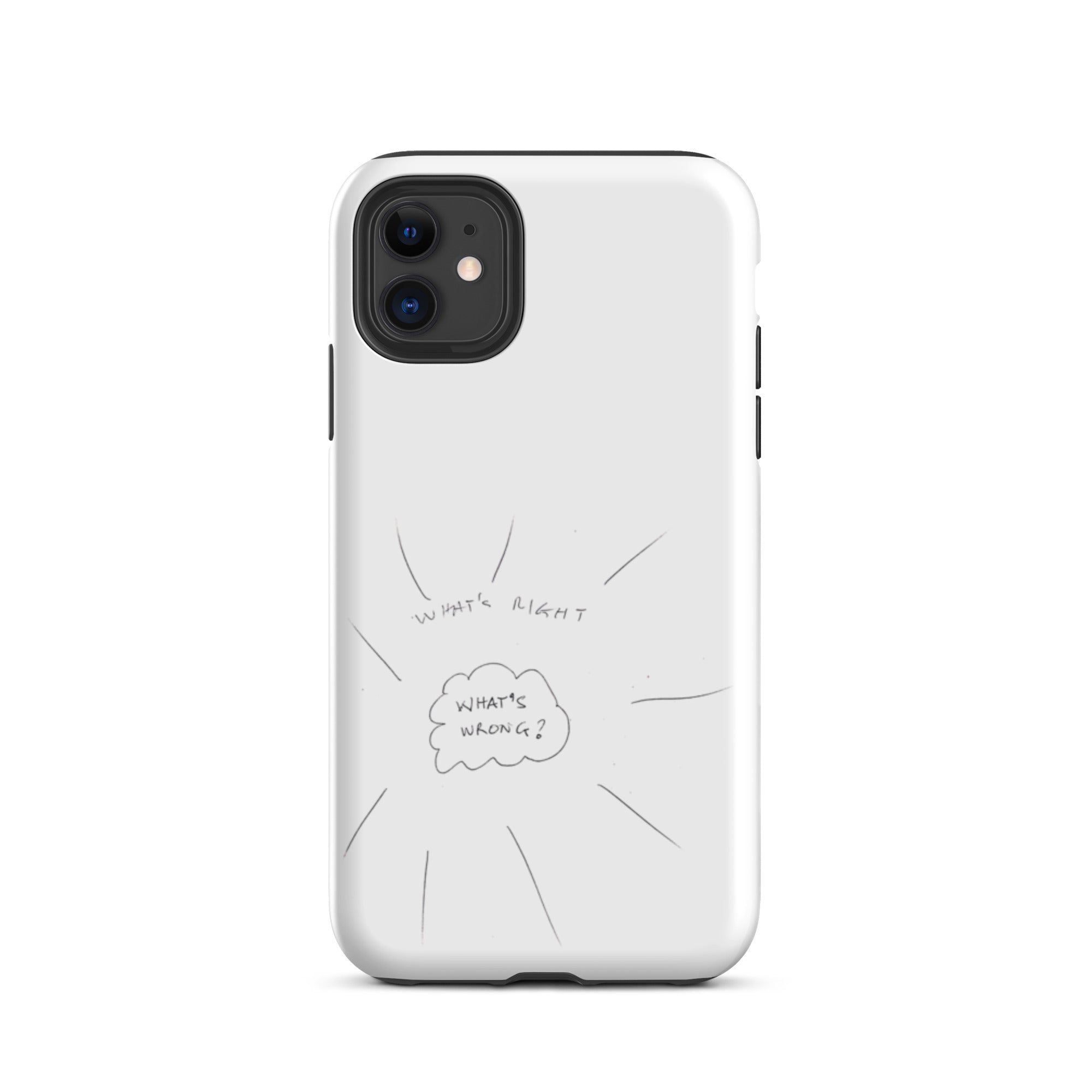 What's right what's wrong Tough Case for iPhone®