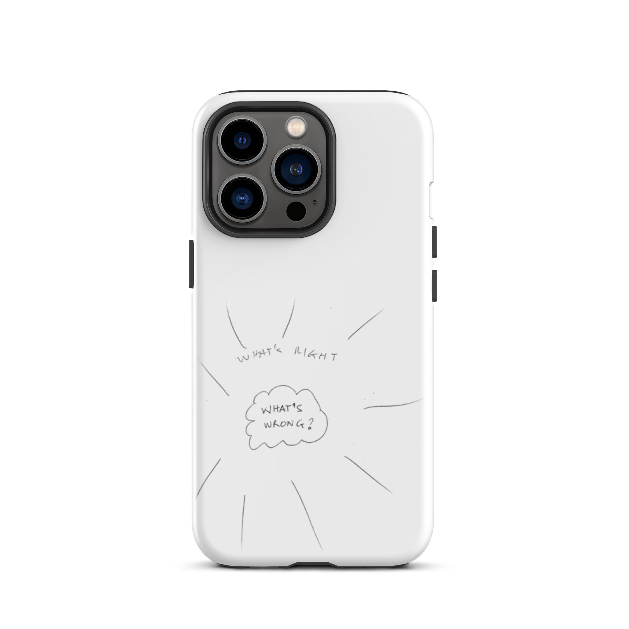 What's right what's wrong Tough Case for iPhone®